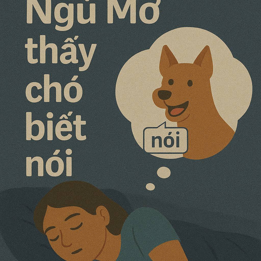 Mơ thấy chó biết nói là điềm gì? Đánh số mấy