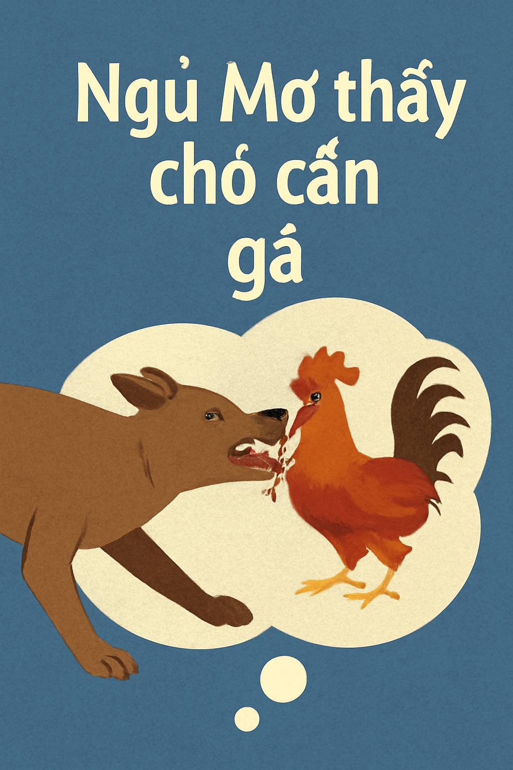 Mơ thấy chó cắn gà là điềm gì? Đánh số mấy?