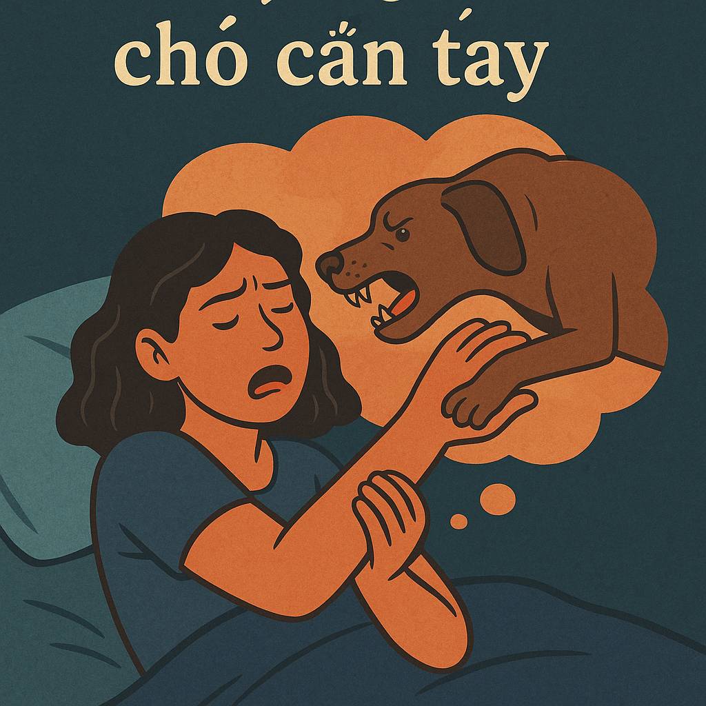 Mơ thấy chó cắn tay là điềm gì? Đánh số mấy