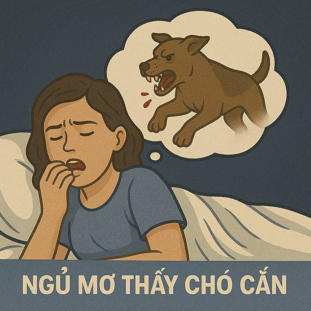 Mơ thấy chó cắn là điềm gì? Đánh số mấy theo từng trường hợp