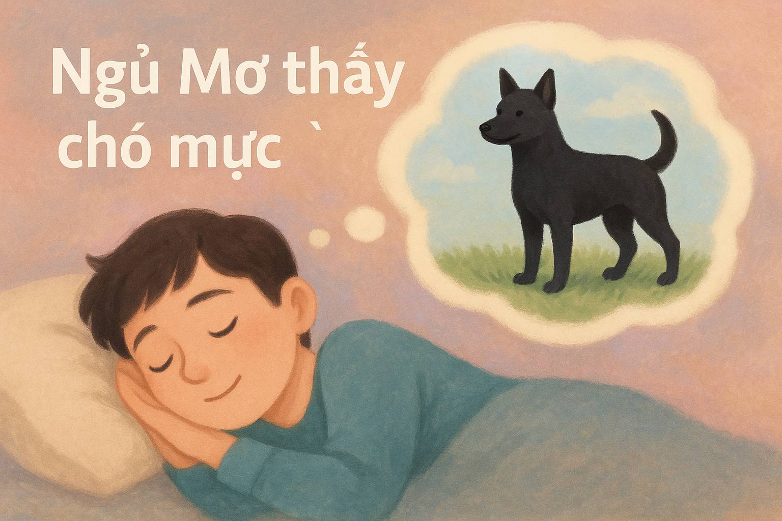 Mơ thấy chó mực là điềm gì? Đánh số mấy