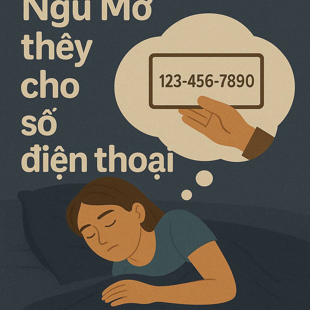 Mơ thấy cho số điện thoại là điềm gì? Đánh số mấy