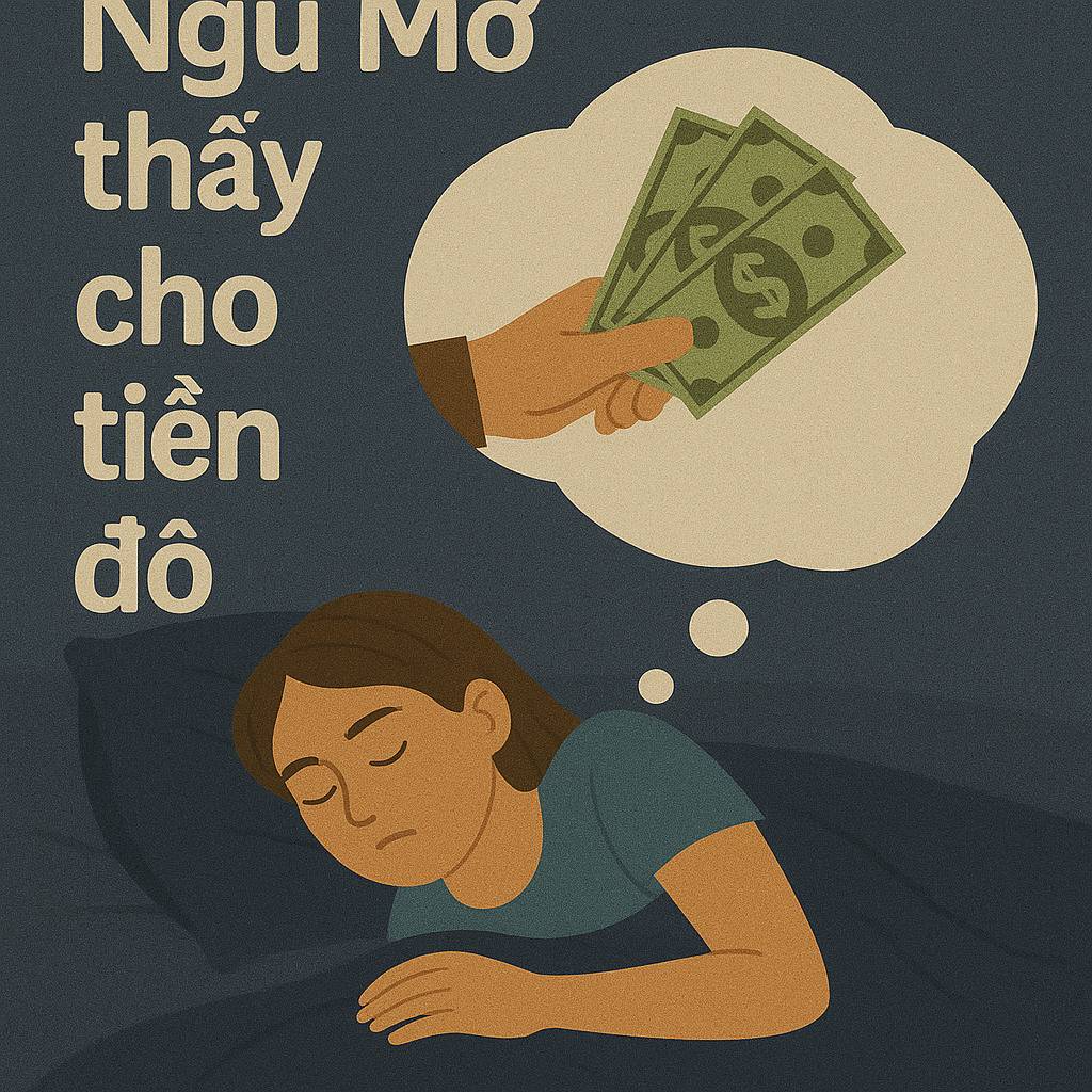 Mơ thấy cho tiền đô là điềm gì? Đánh số mấy?