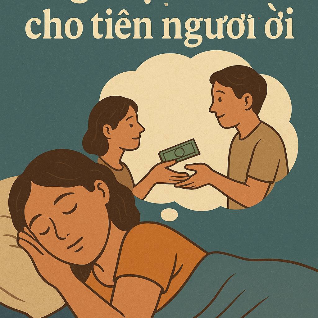 Mơ thấy cho tiền người khác là điềm gì? Đánh số mấy