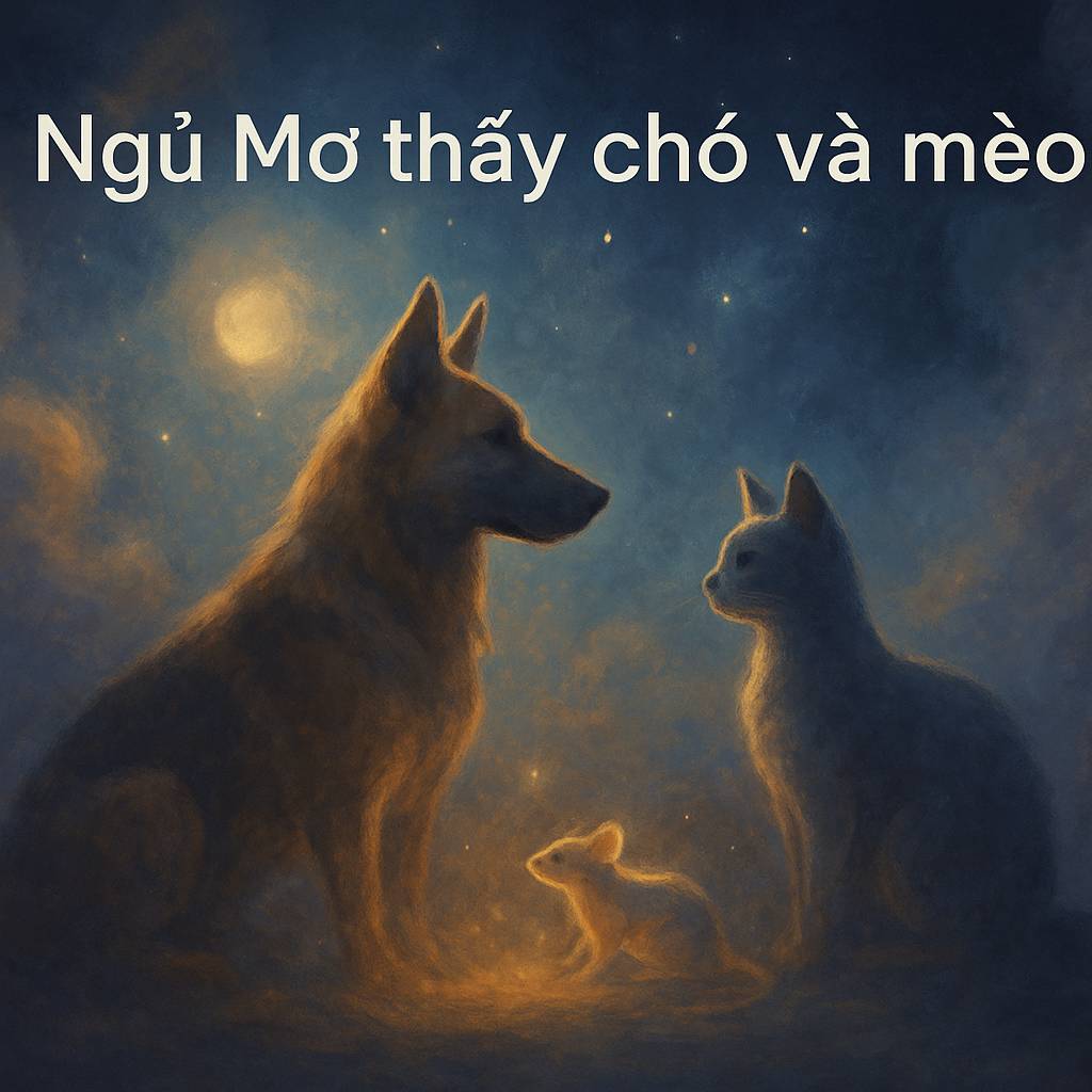 Mơ thấy chó và mèo là điềm gì? Đánh số mấy?