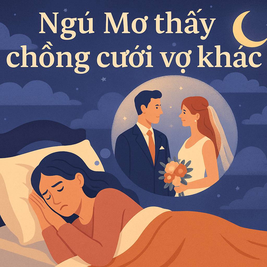 Mơ thấy chồng cưới vợ khác là điềm gì? Đánh số mấy