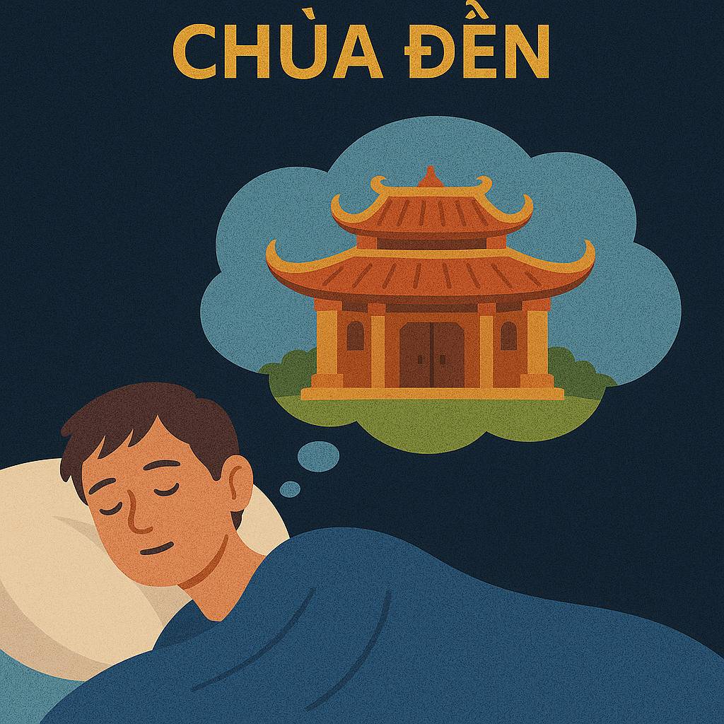 Mơ thấy chùa đền là điềm gì? Đánh số mấy?