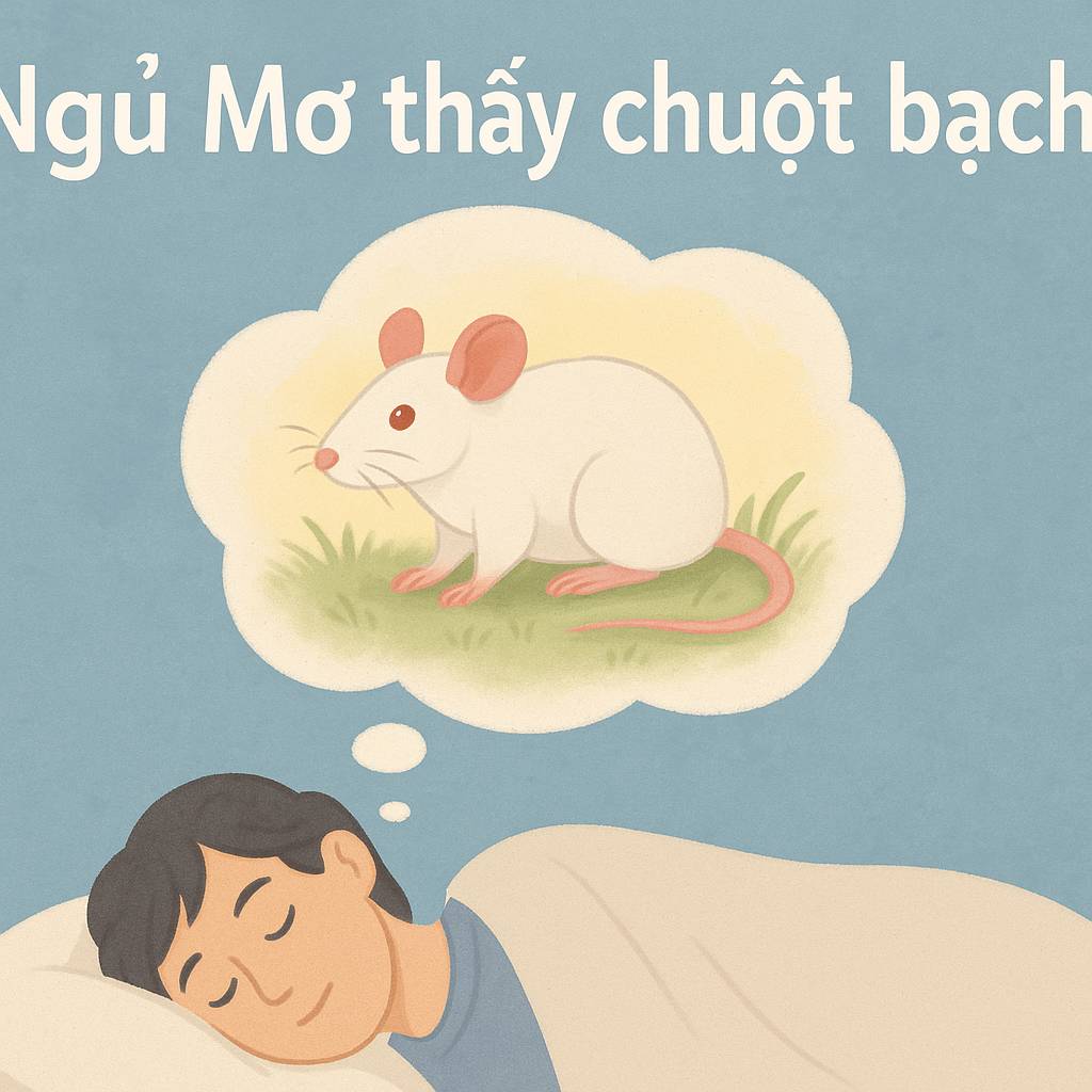 Mơ thấy chuột bạch là điềm gì? Đánh số mấy