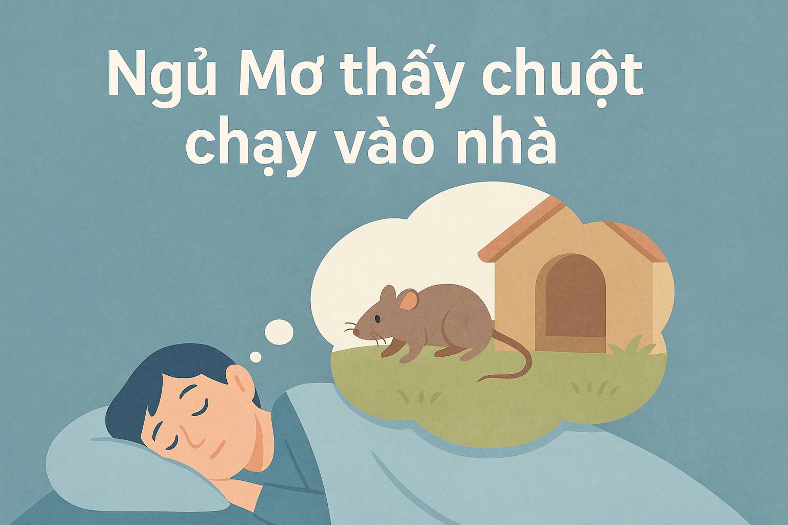 Mơ thấy chuột chạy vào nhà là điềm gì? Đánh số mấy