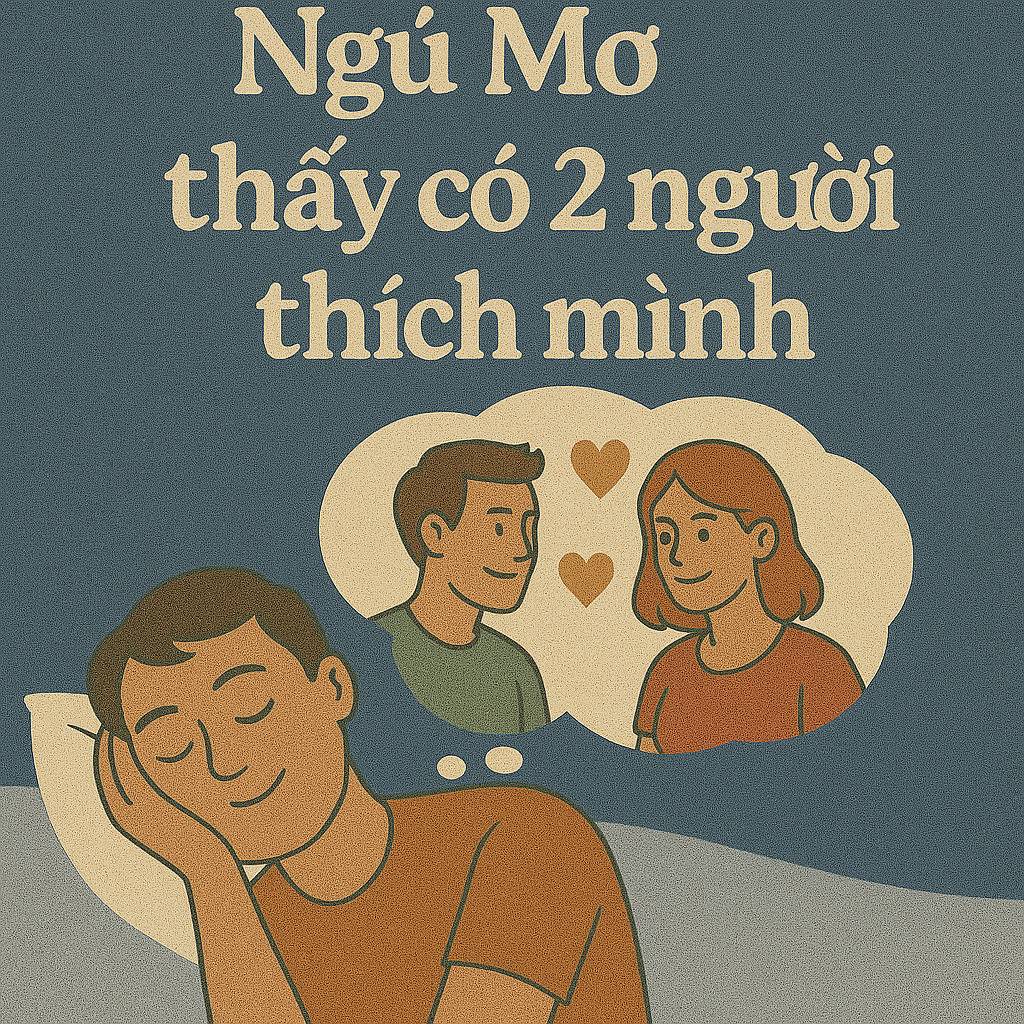 Mơ thấy có 2 người thích mình là điềm gì? Đánh số mấy