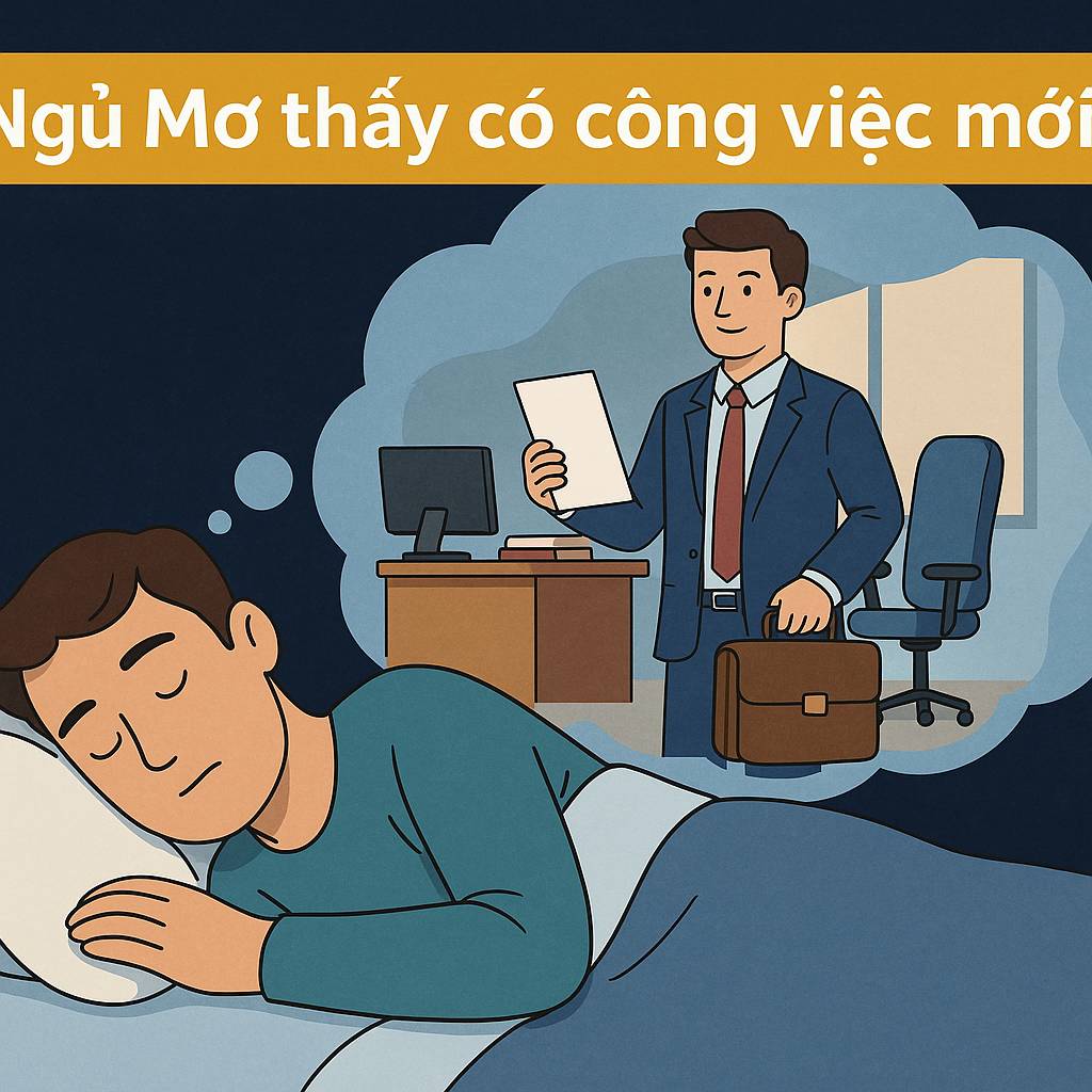 Mơ thấy có công việc mới là điềm gì? Đánh số mấy