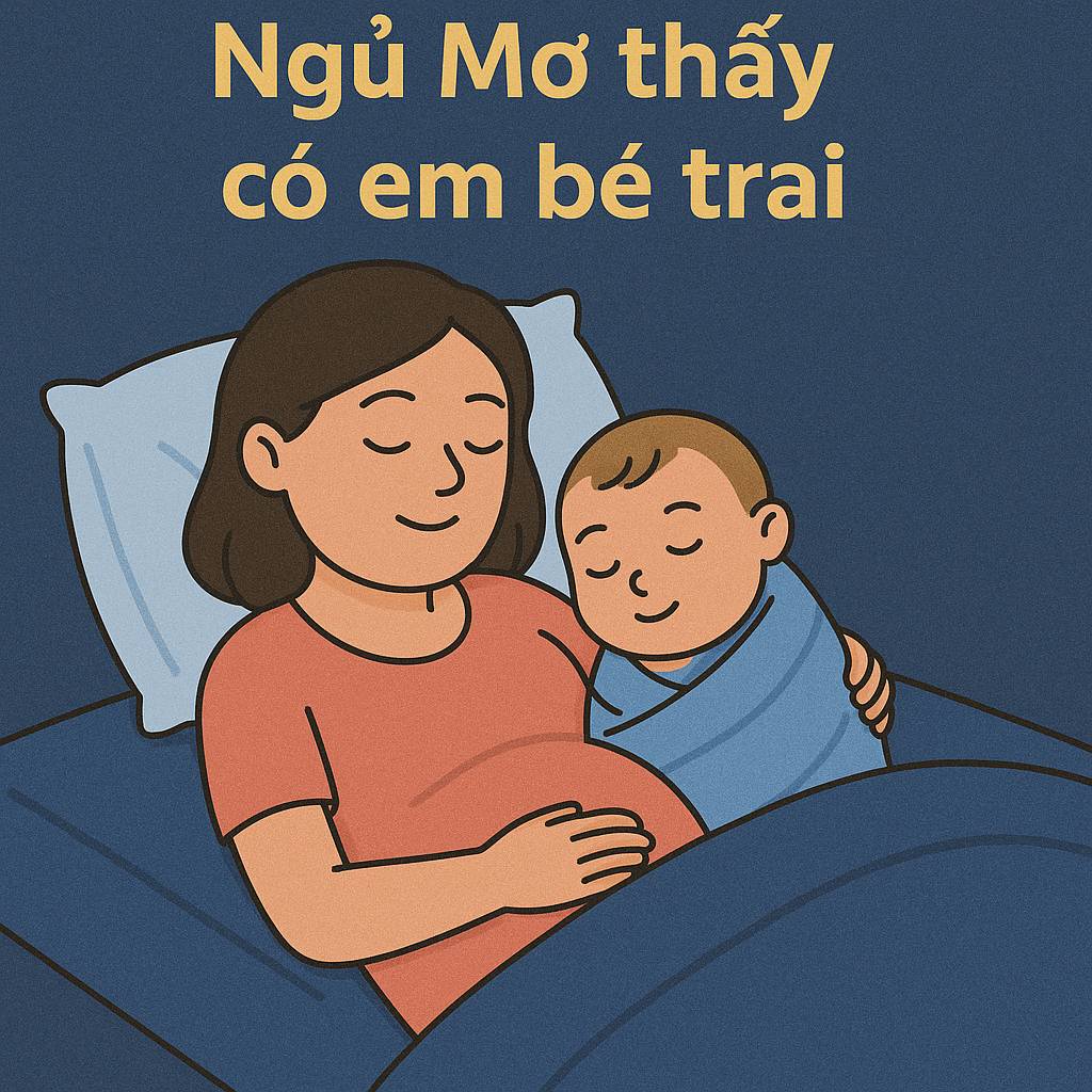 Mơ thấy có em bé trai là điềm gì? Đánh số mấy