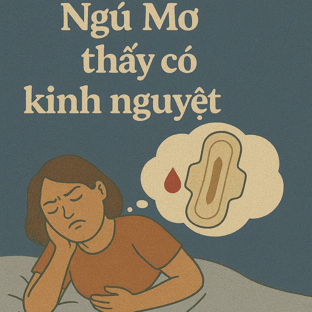 Nằm mơ thấy "có kinh nguyệt" là điềm gì, đánh con số nào?
