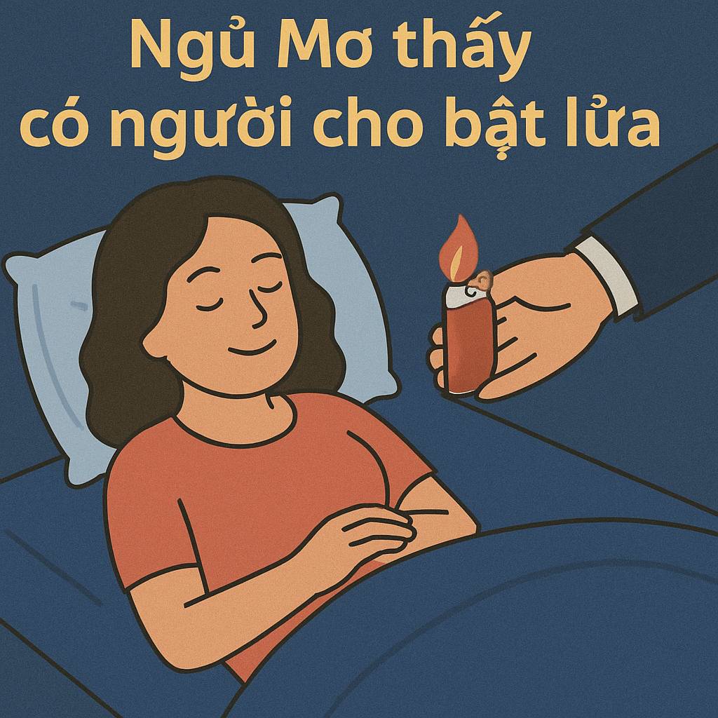 Mơ thấy có người cho bật lửa là điềm gì? Đánh số mấy