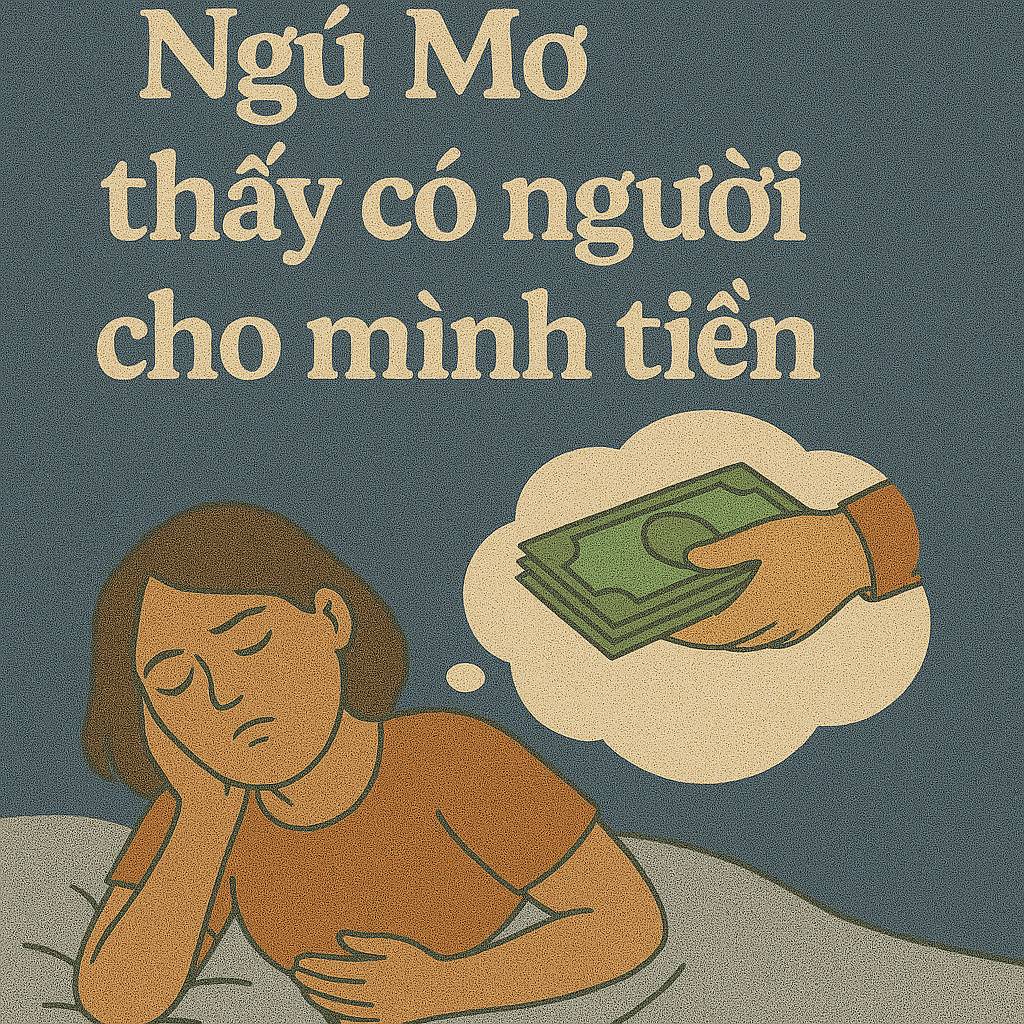 Mơ thấy có người cho mình tiền là điềm gì? Đánh số mấy?