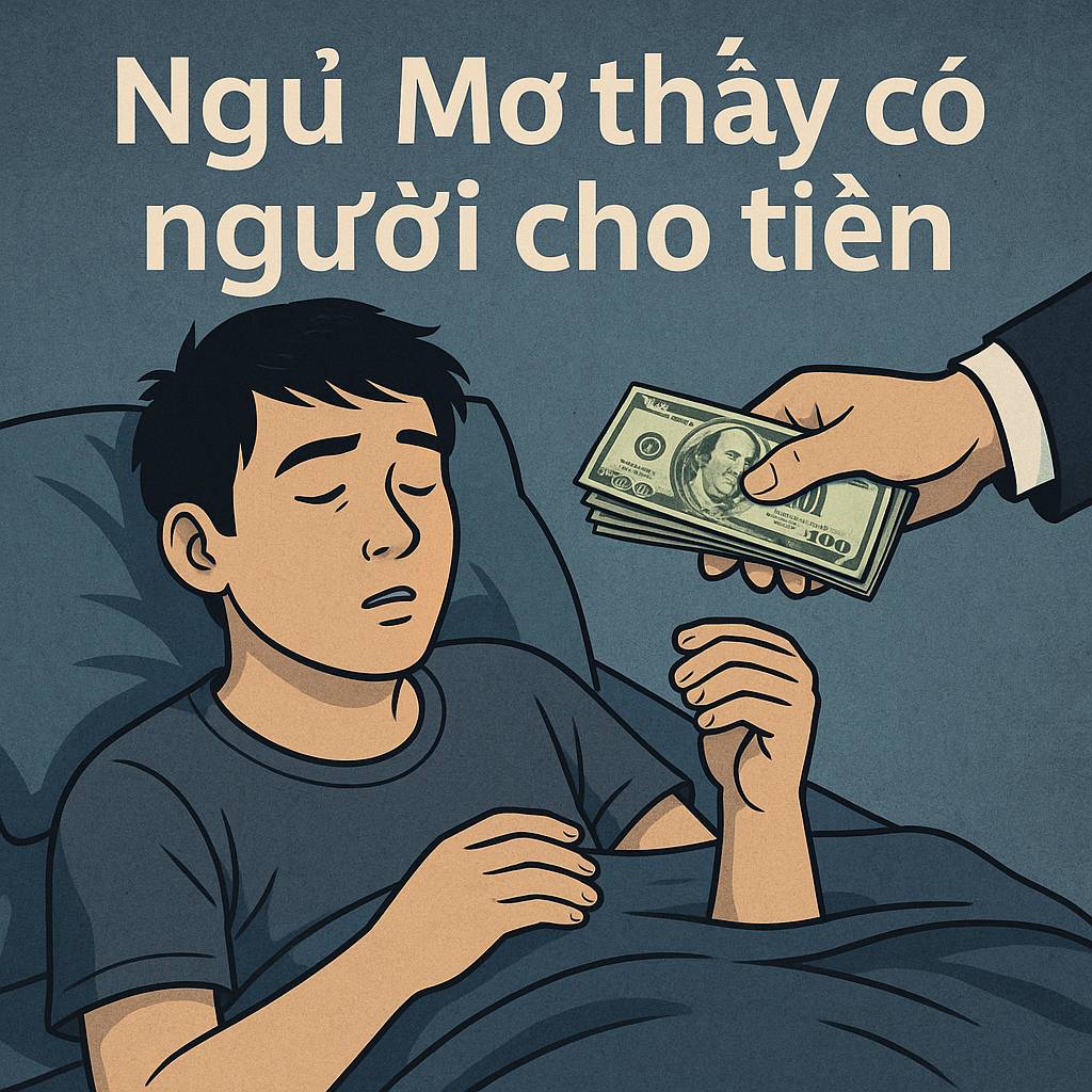 Mơ thấy có người cho tiền là điềm gì? Đánh số mấy?