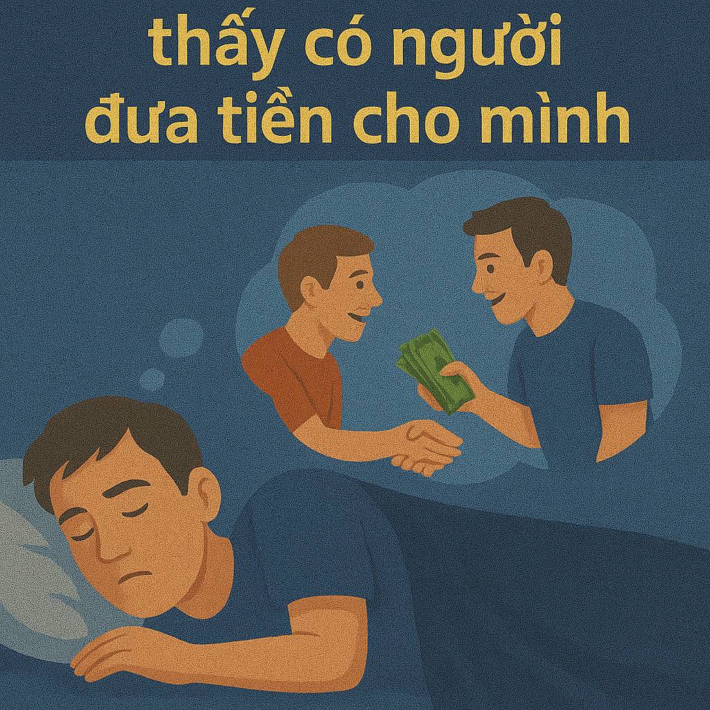 Mơ thấy có người đưa tiền cho mình là điềm gì? Đánh số mấy