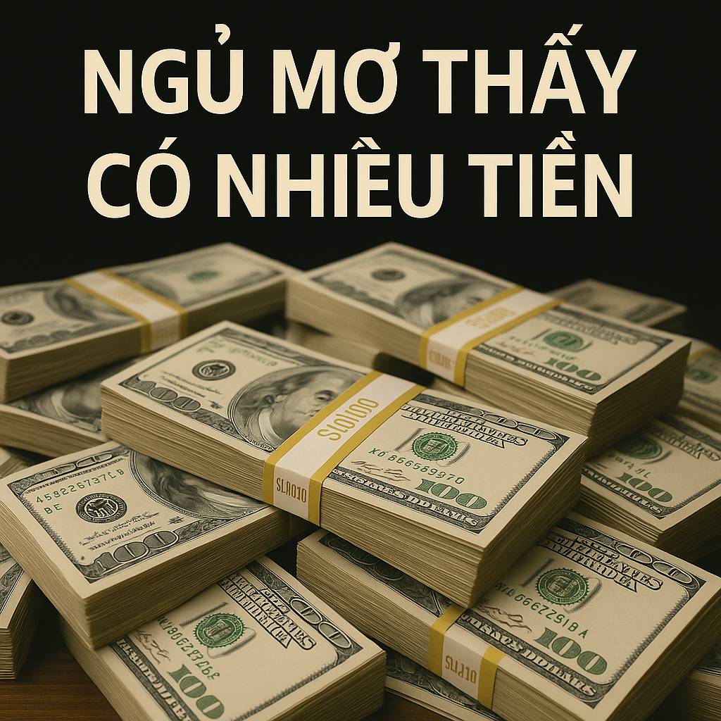 Mơ thấy có nhiều tiền là điềm gì? Đánh số mấy?