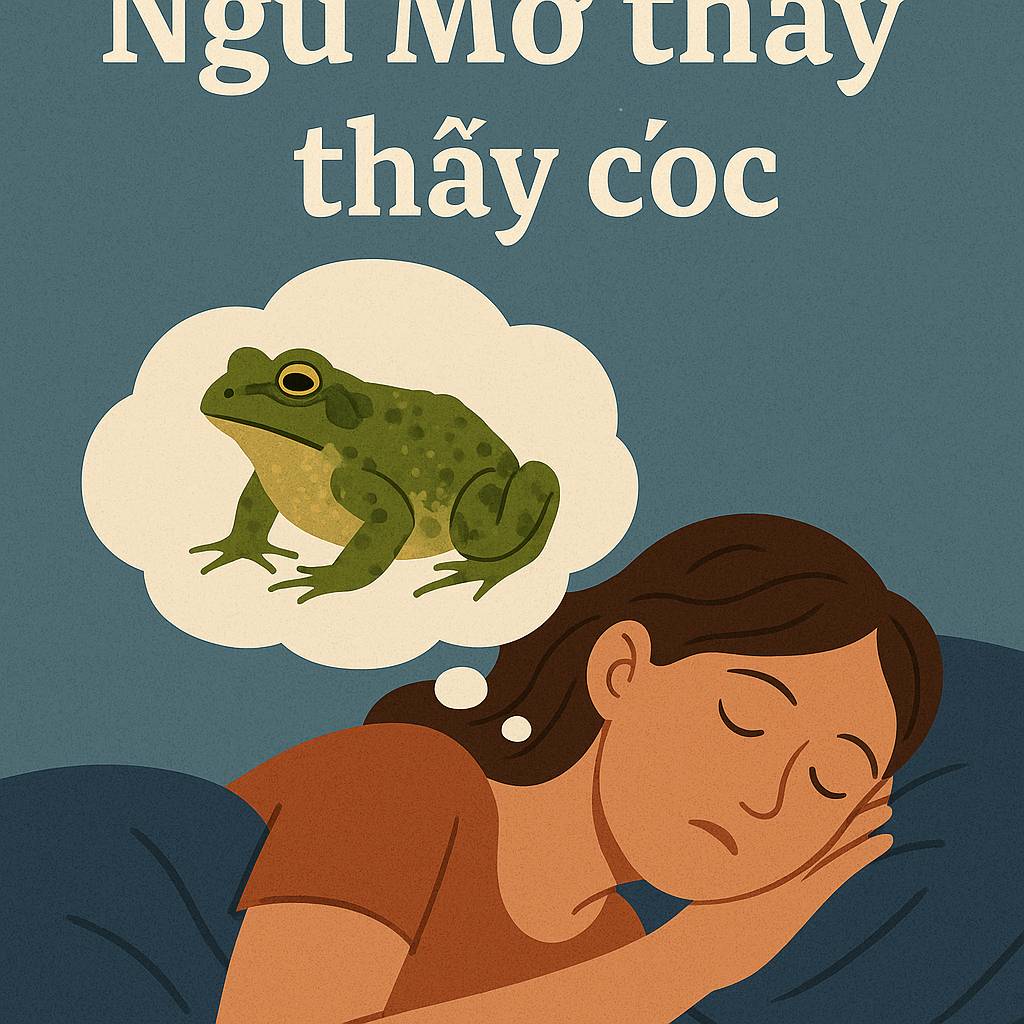 Mơ thấy cóc là điềm gì? Đánh số mấy