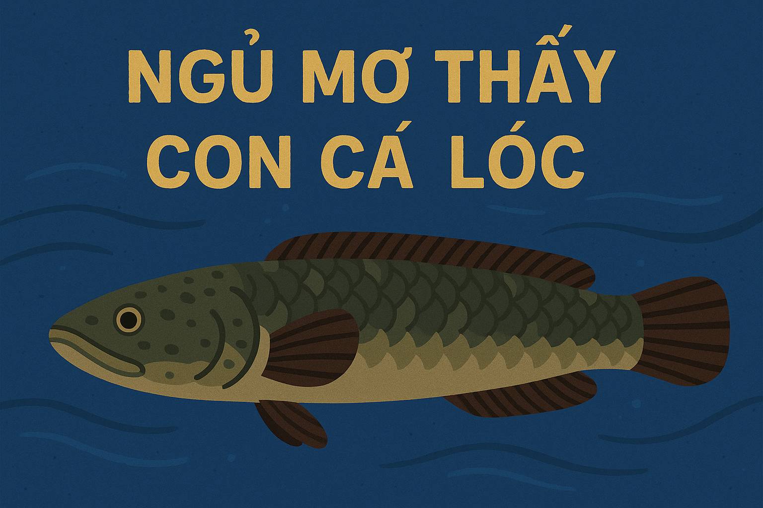 Mơ thấy con cá lóc là điềm gì? Đánh số mấy