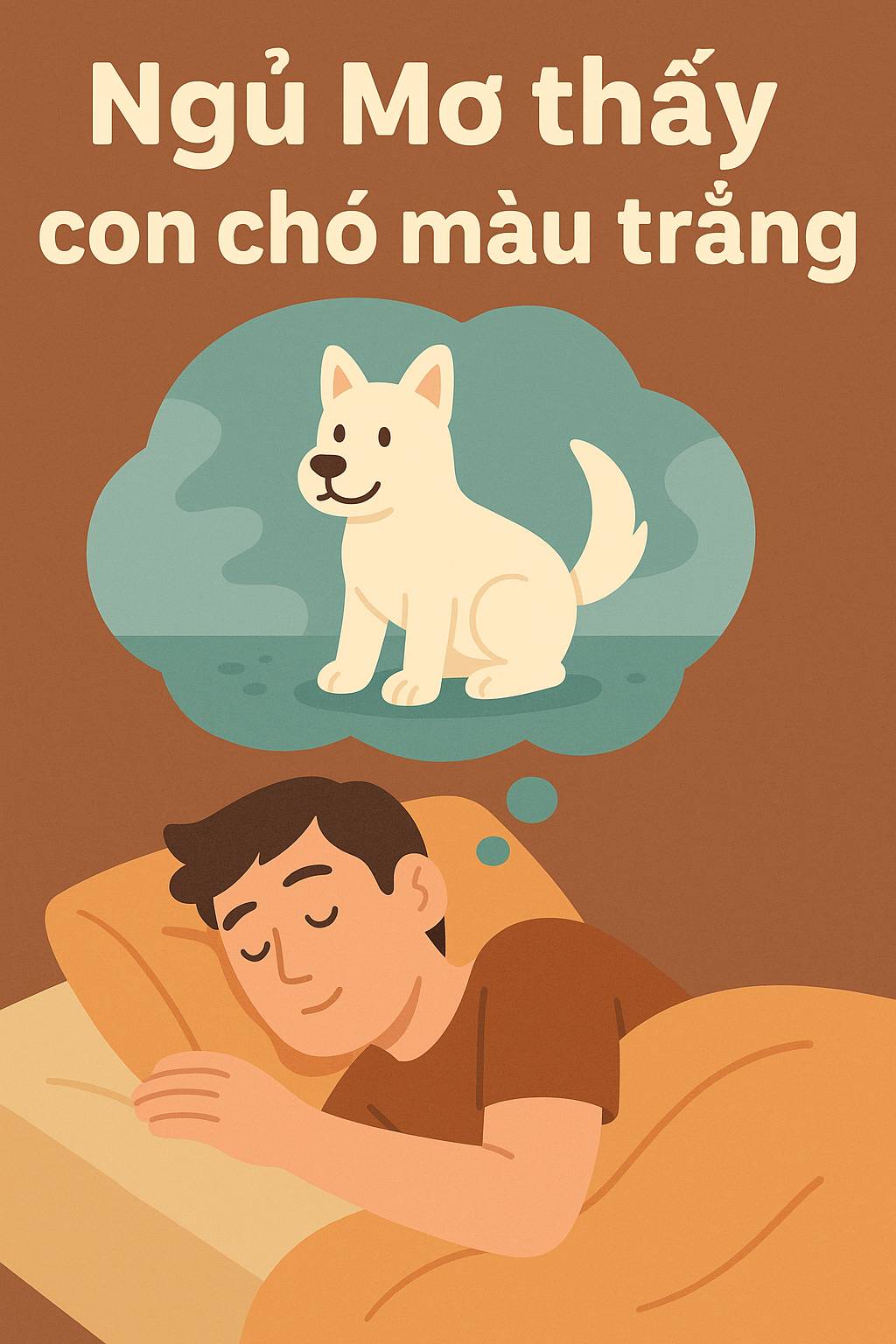 Mơ thấy con chó màu trắng là điềm gì? Đánh số mấy?