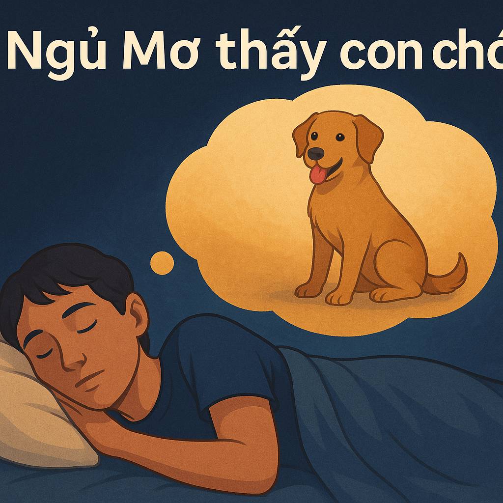 Mơ thấy con chó là điềm gì? Đánh số mấy?