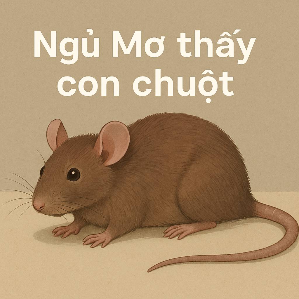 Mơ thấy con chuột là điềm gì? Đánh số mấy