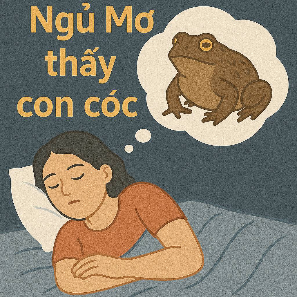 Mơ thấy con cóc là điềm gì? Đánh số mấy?