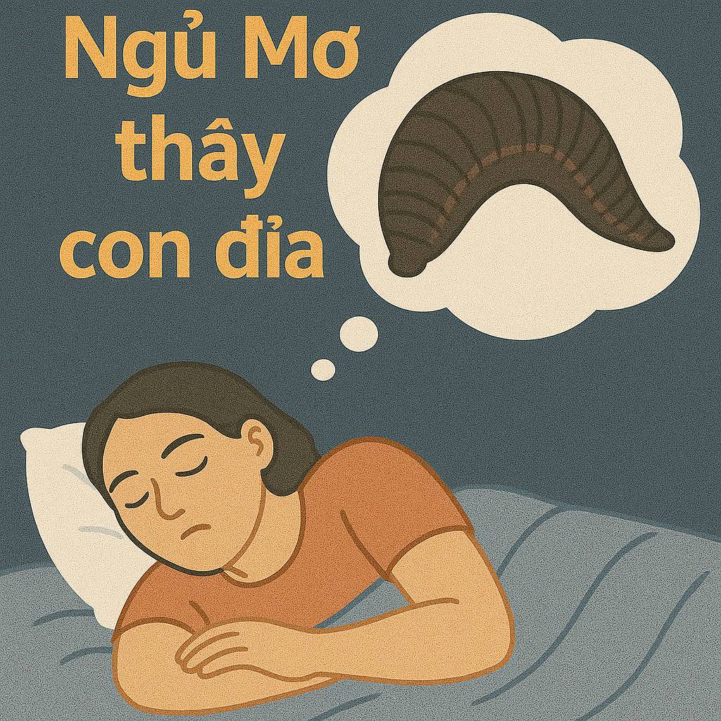 Mơ thấy con đỉa là điềm gì? Đánh số mấy?