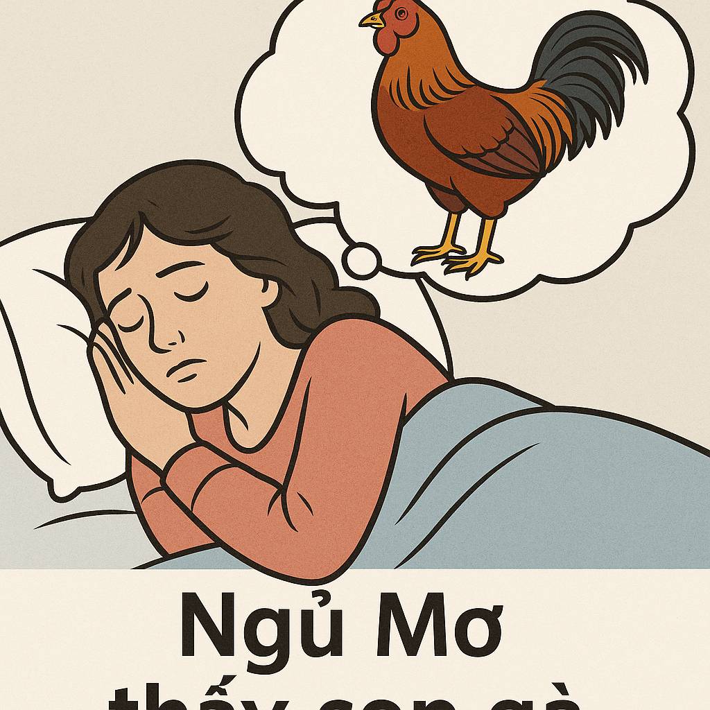 Mơ thấy con gà là điềm gì? Đánh số mấy