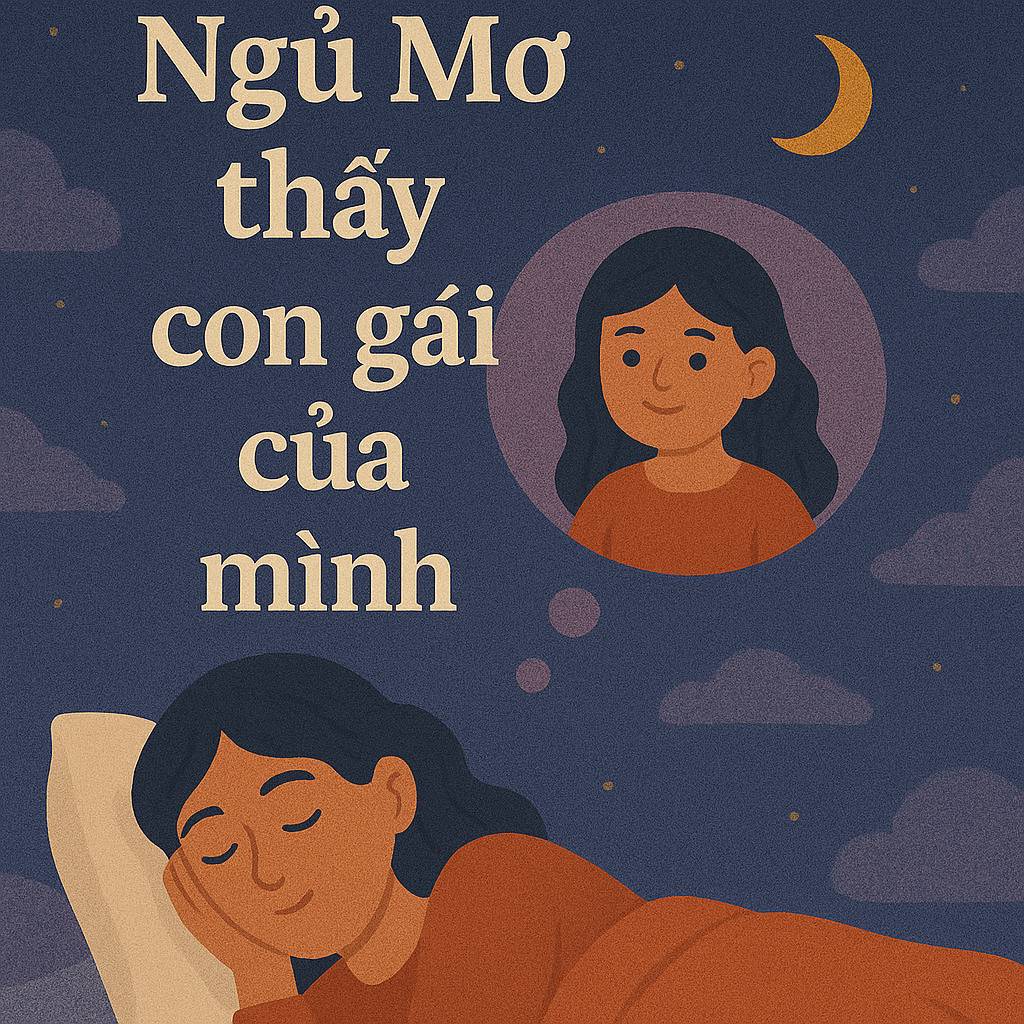 Mơ thấy con gái của mình là điềm gì? Đánh số mấy?