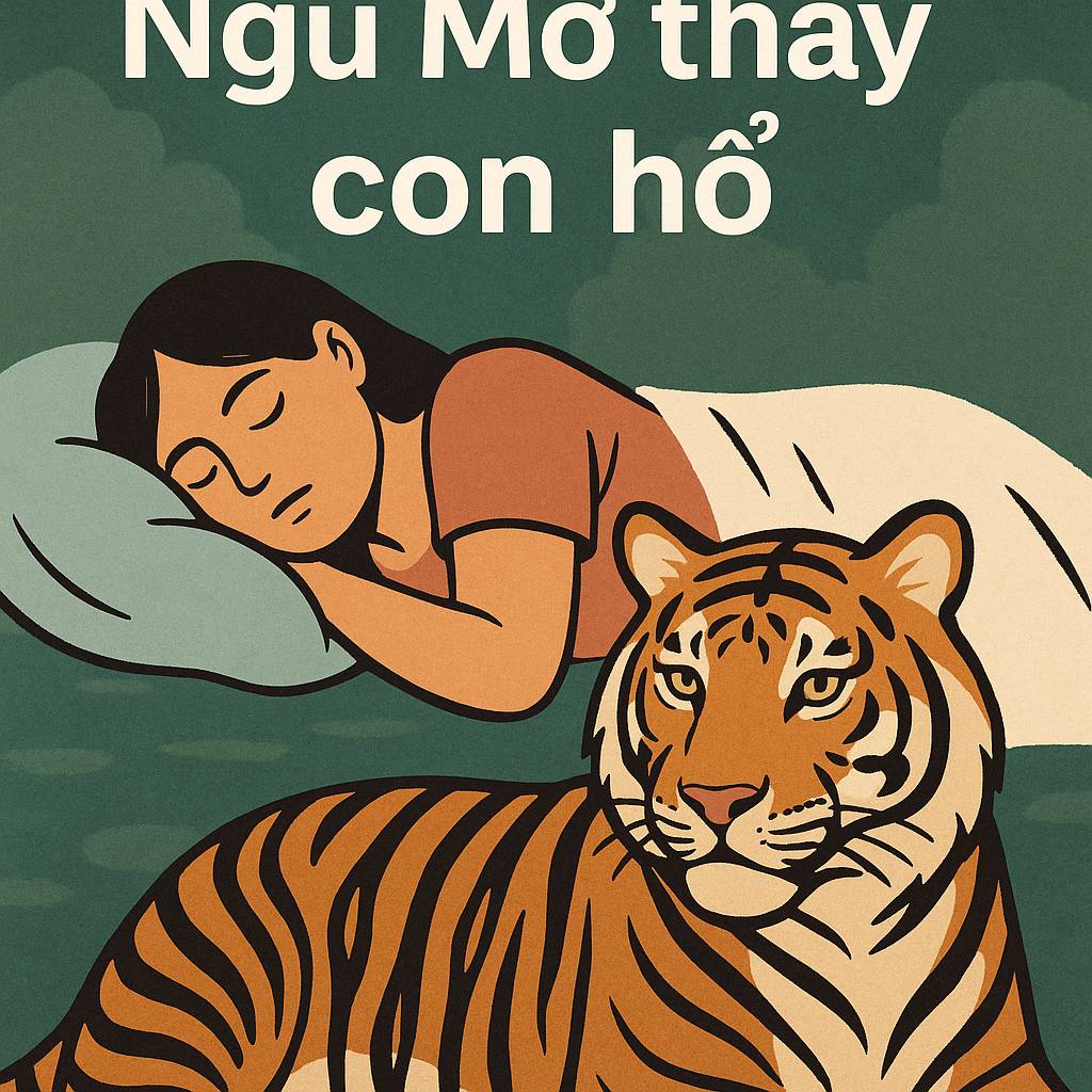 Mơ thấy con hổ là điềm gì? Đánh số mấy