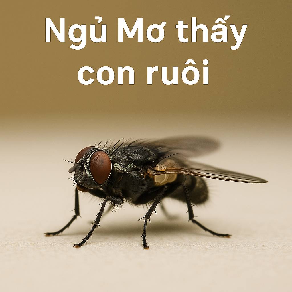 Mơ thấy con ruồi là điềm gì? Đánh số mấy?
