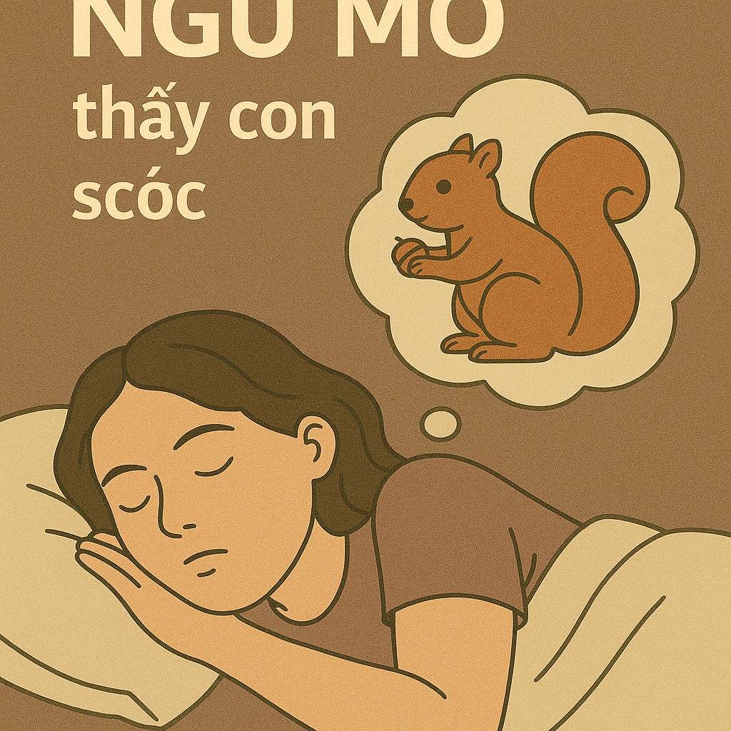 Mơ thấy con sóc là điềm gì? Đánh số mấy