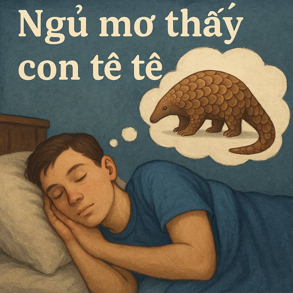 Mơ thấy con tê tê là điềm gì? Đánh số mấy