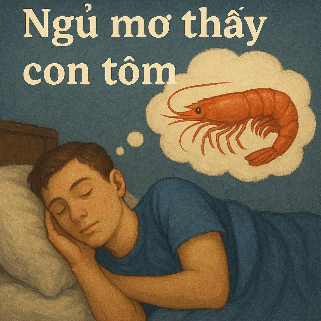 Mơ thấy con tôm là điềm gì? Đánh số mấy?