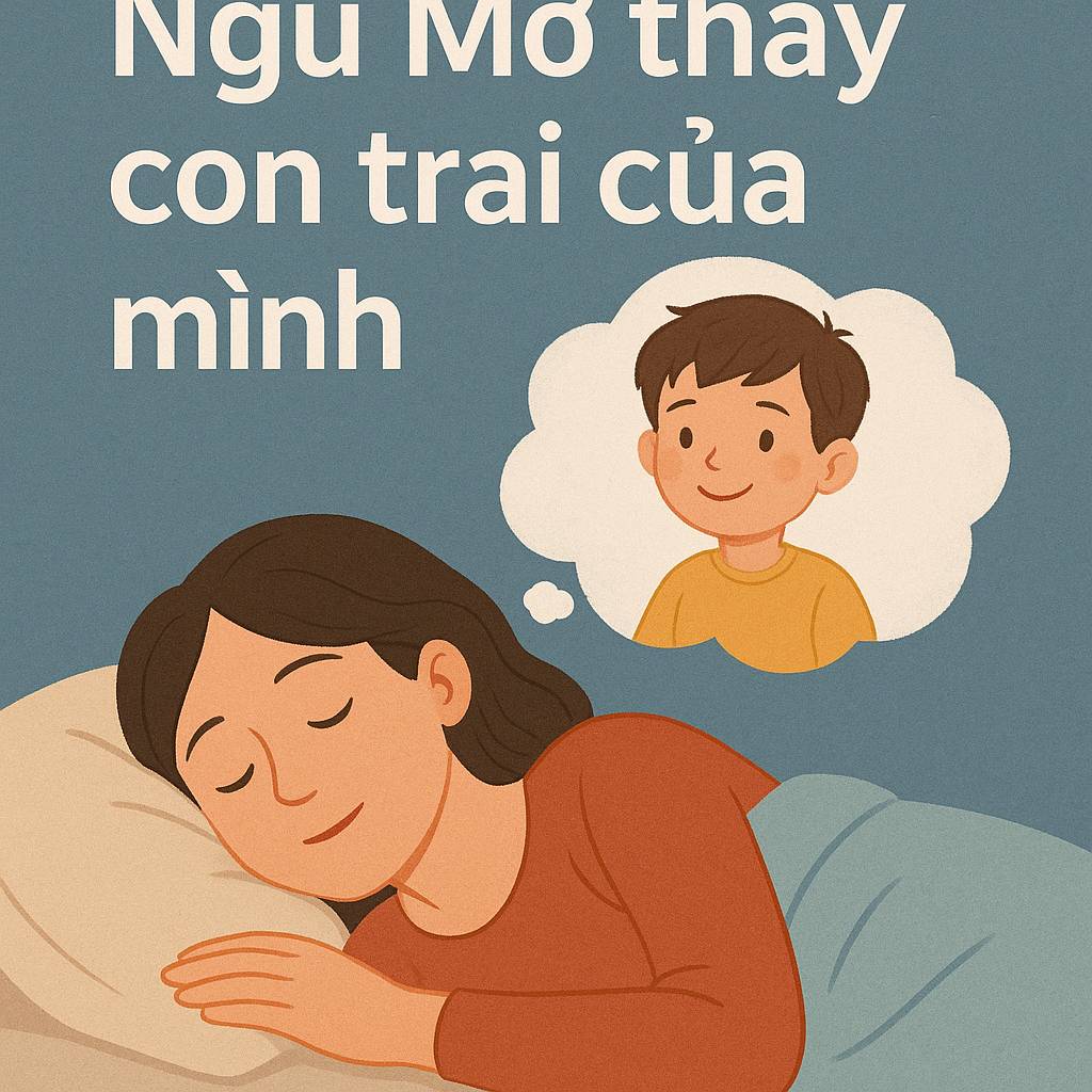 Mơ thấy con trai của mình là điềm gì? Đánh số mấy