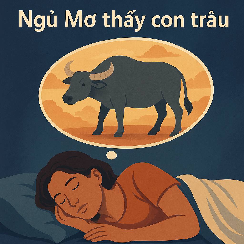 Mơ thấy con trâu là điềm gì? Đánh số mấy?