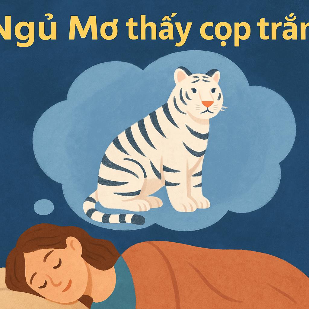 Mơ thấy cọp trắng là điềm gì? Đánh số mấy