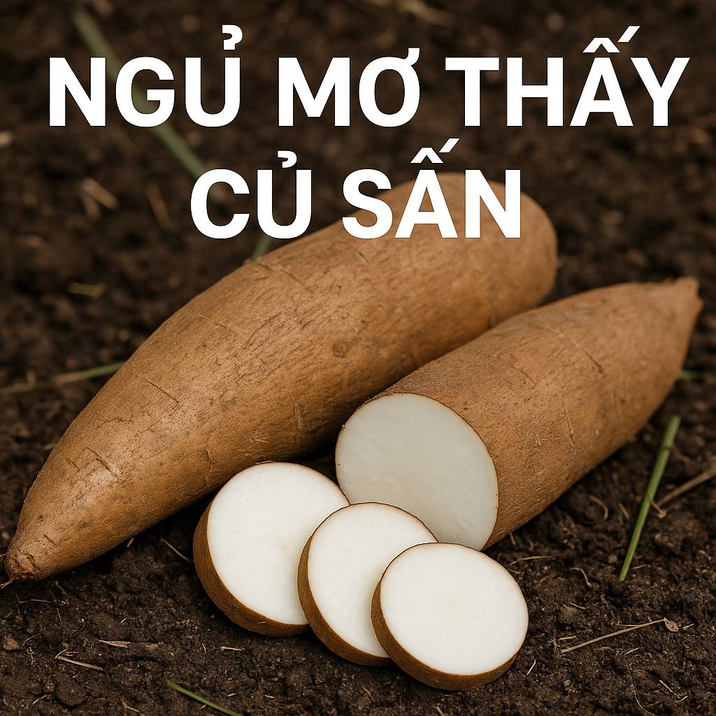 Mơ thấy củ sắn là điềm gì? Đánh số mấy