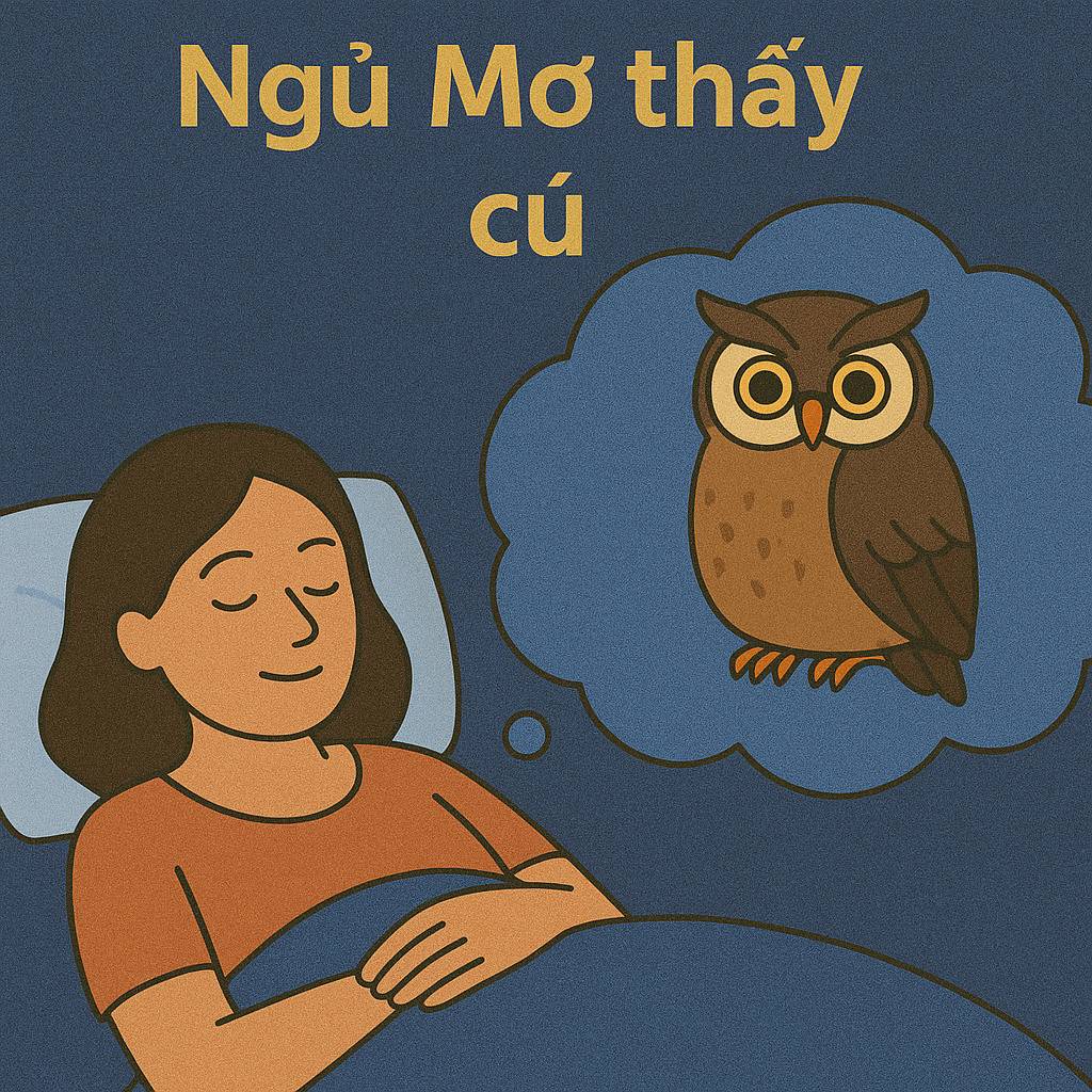Nằm mơ thấy "cú" là điềm gì, đánh con số nào?