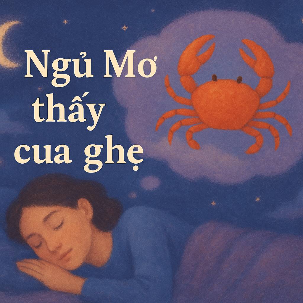 Mơ thấy cua ghẹ là điềm gì? Đánh số mấy?