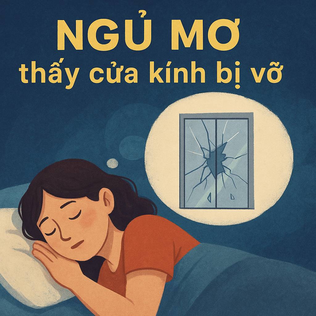 Mơ thấy cửa kính bị vỡ là điềm gì? Đánh số mấy