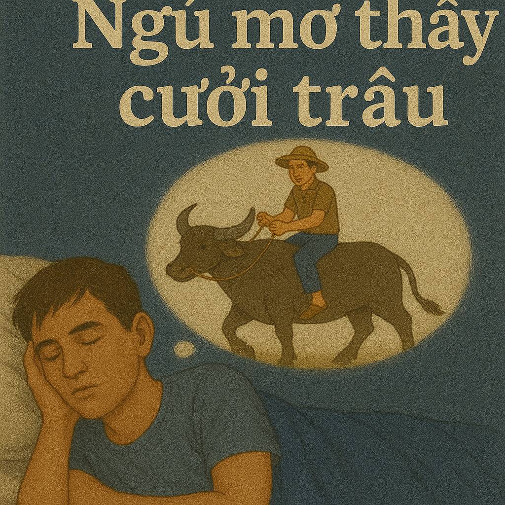 Mơ thấy cưỡi trâu là điềm gì? Đánh số mấy