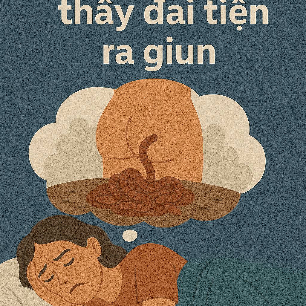 Mơ thấy đại tiện ra giun là điềm gì? Đánh số mấy