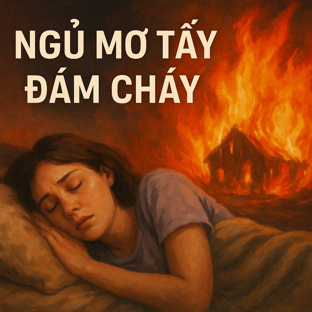 Mơ thấy đám cháy là điềm gì? Đánh số mấy