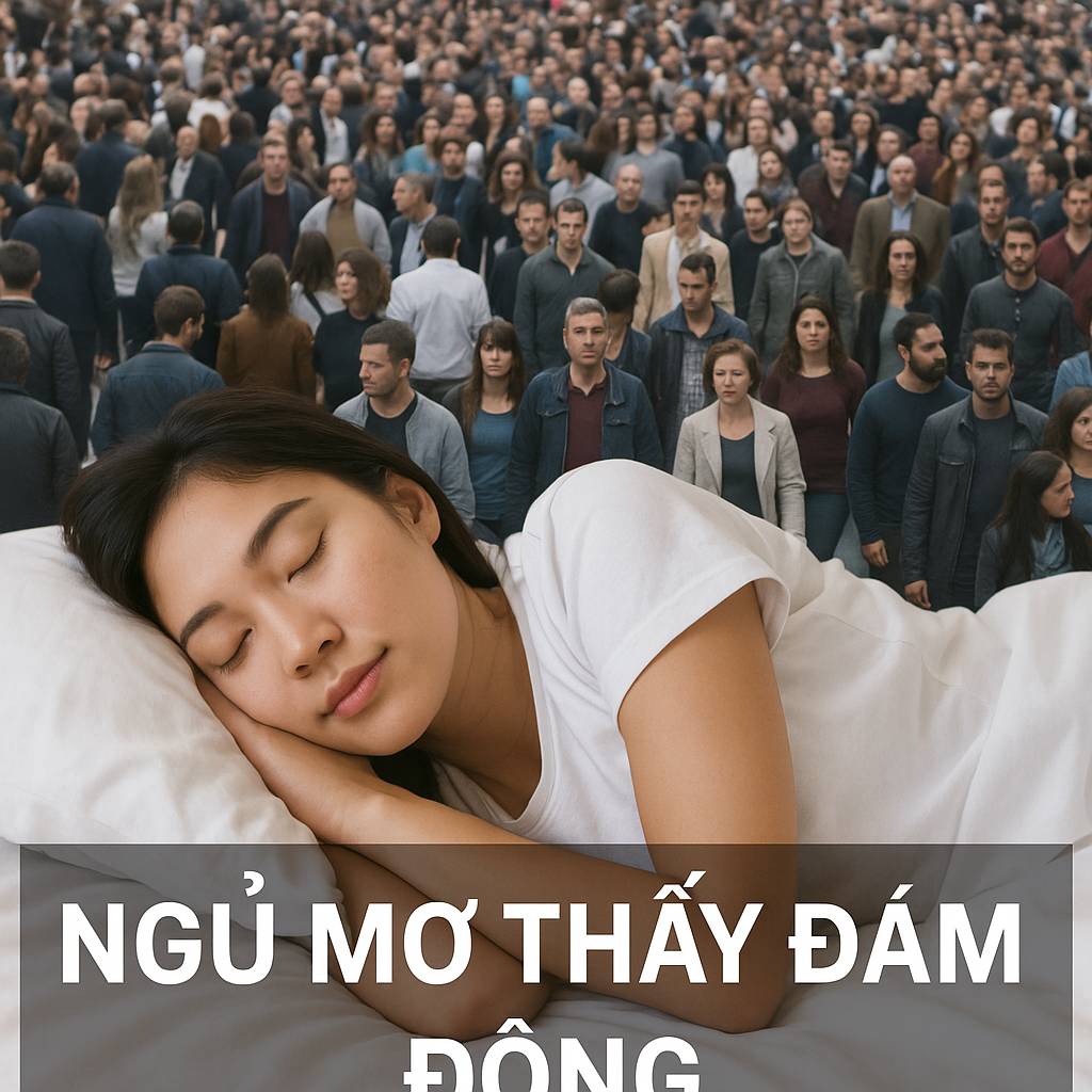 Mơ thấy đám đông là điềm gì? Đánh số mấy