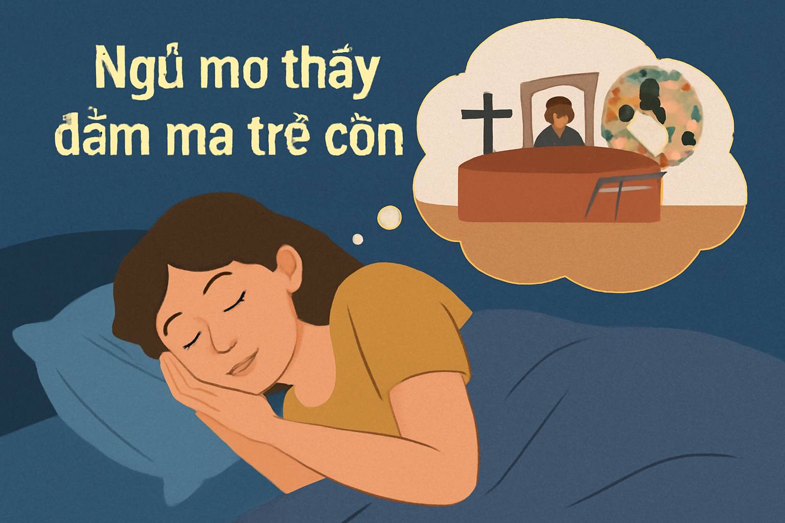 Mơ thấy đám ma trẻ con là điềm gì? Đánh số mấy