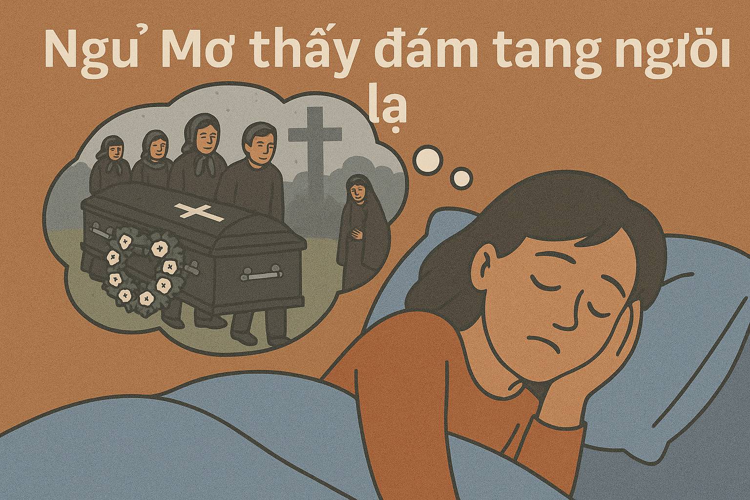 Mơ thấy đám tang người lạ là điềm gì? Đánh số mấy
