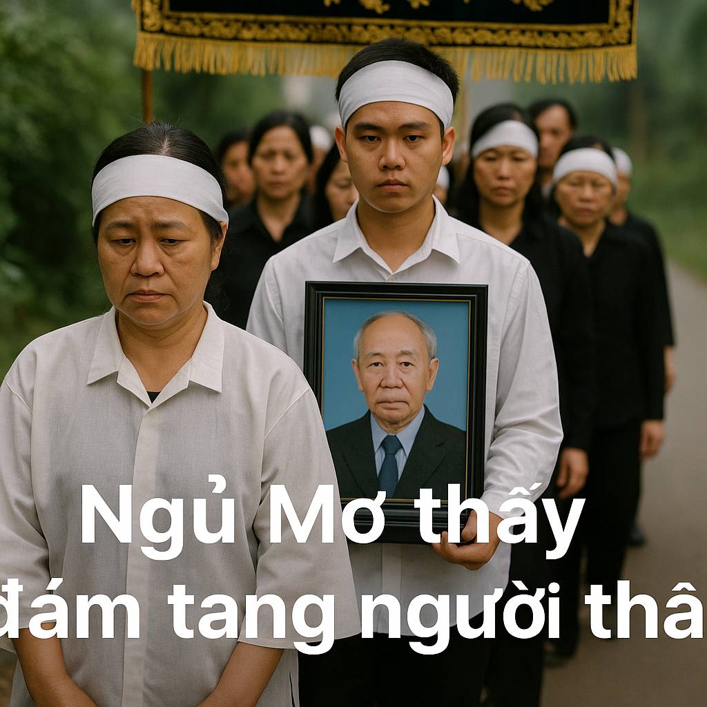 Mơ thấy đám tang người thân là điềm gì? Đánh số mấy?